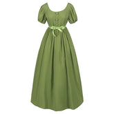 Womens Renaissance Cosplay Costume Medieval Irish over Dress Chemise Short Sleeves Dress Gothic High Waist Gown Dress
